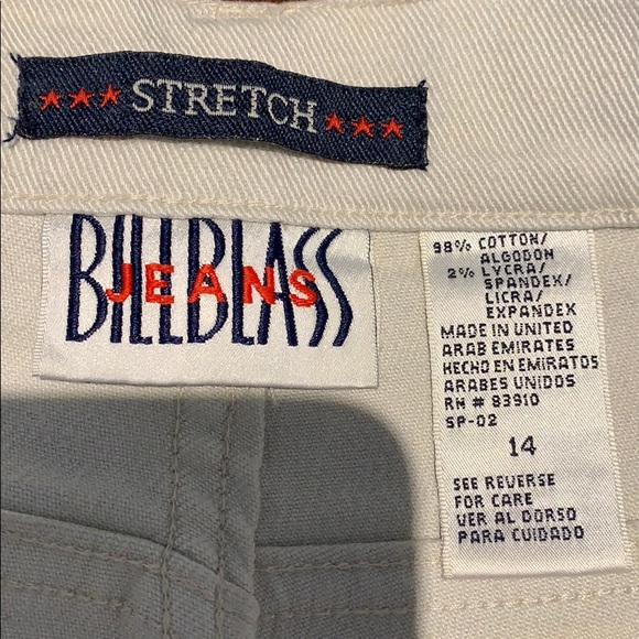 Light Beige Bill Blass Jeans size 14. - Picture 6 of 8